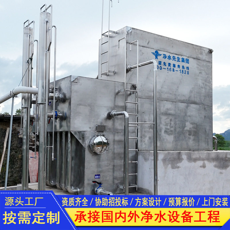 广西源头厂家一体化净化水系统农村饮用水过滤器浸没式水处理设备