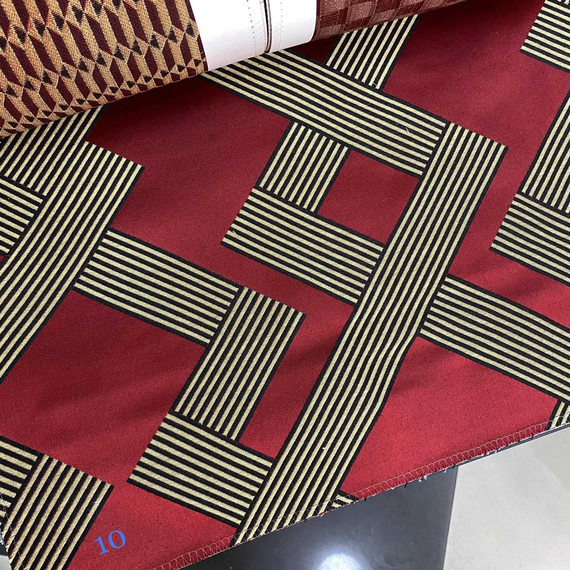 门幅290CM宽幅仿真丝几何图案丝布窗帘布抱枕布面料