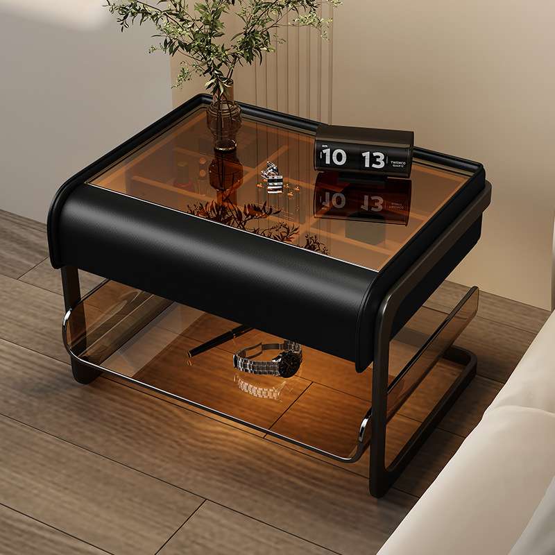 沙发边几边柜边桌客厅家用角几置物架床头床边迷你阳台小茶几桌子