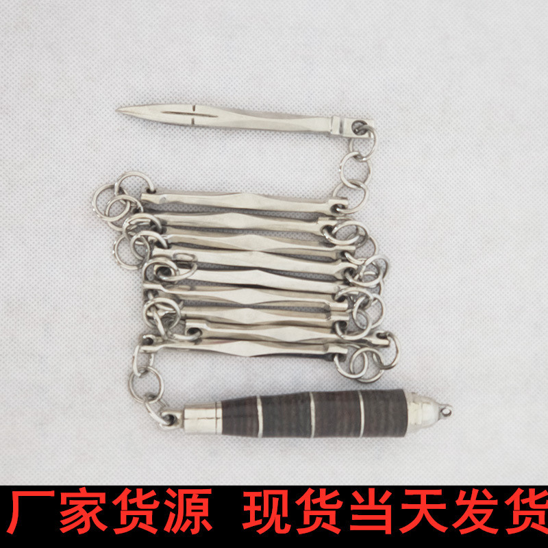 现货不锈钢四棱九节鞭九节武术四棱鞭锻炼器械批发九节鞭