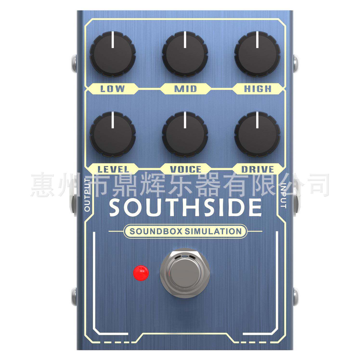 SOUTHSIDEMKⅡ音箱模拟效果器增益失真延时过载压缩颤音效果器