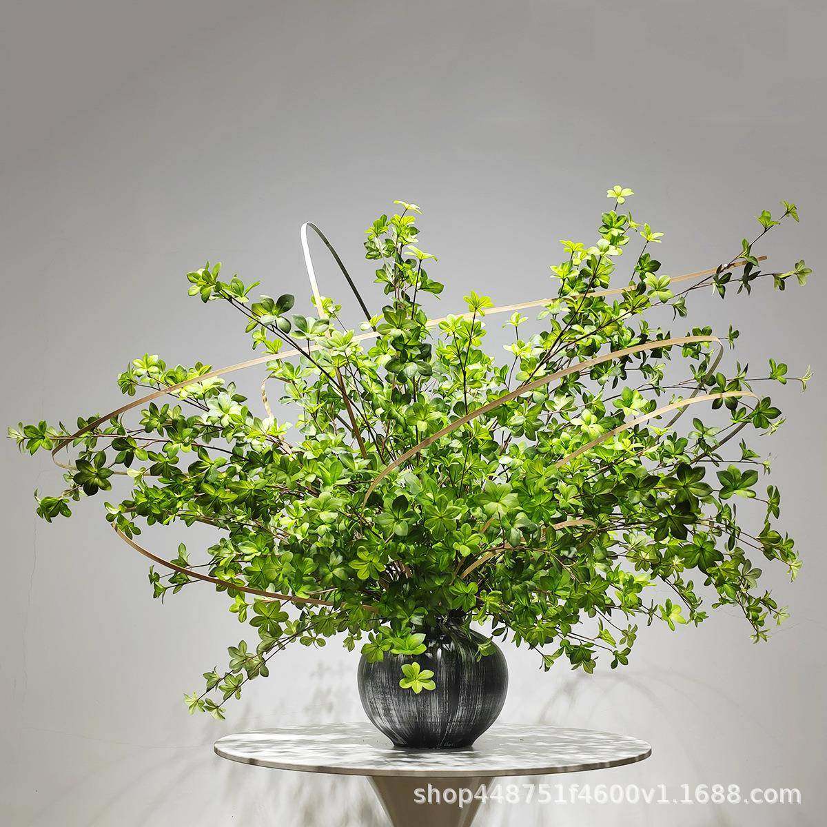 新中式仿真花艺绿植盆景吊钟酒店茶室售楼处玄关别墅装饰桌面摆件,鲜花速递/花卉仿真/绿植园艺,割草机/草坪机,淘宝优惠券,粉丝福利购,淘宝优惠卷
