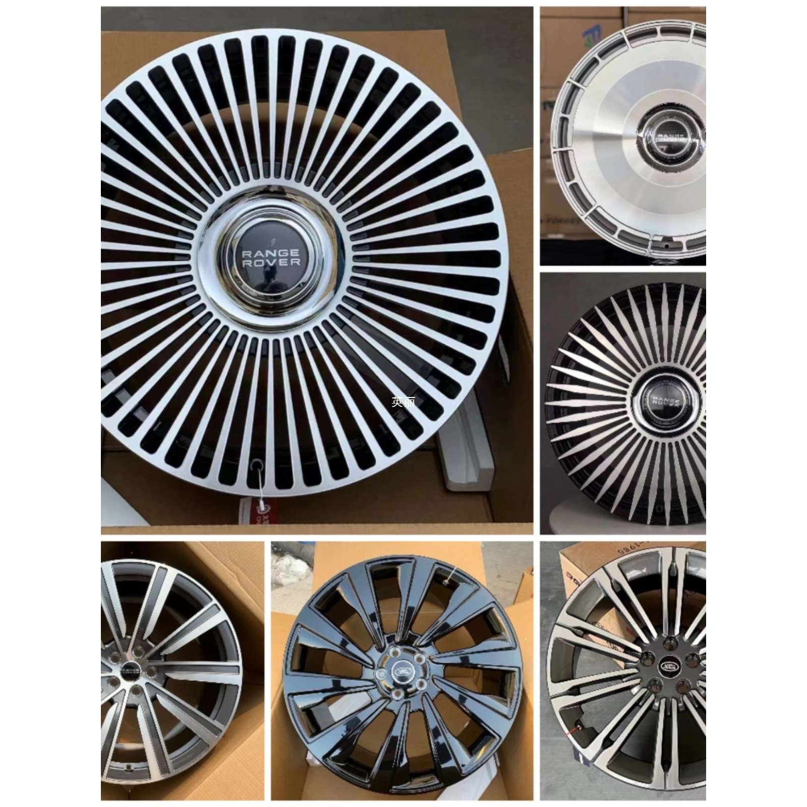 适用20 21 22 23寸路虎揽胜揽运发现4 5卫士极光L星脉锻造轮毂