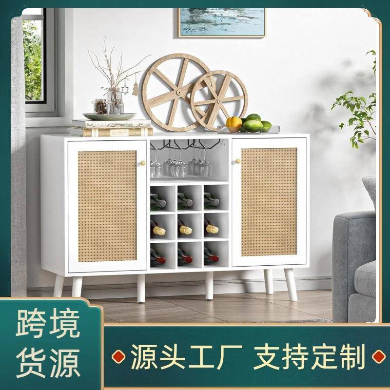 热销板式家具欧美外贸客厅简约柜子工厂酒柜