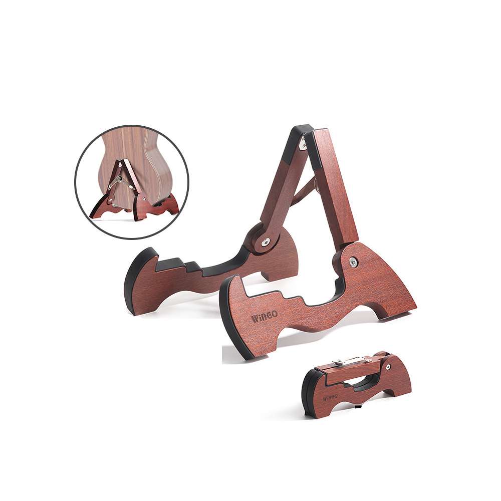 供应便携立式吉他支架 民谣吉他架子A架 电吉他贝斯折叠架子