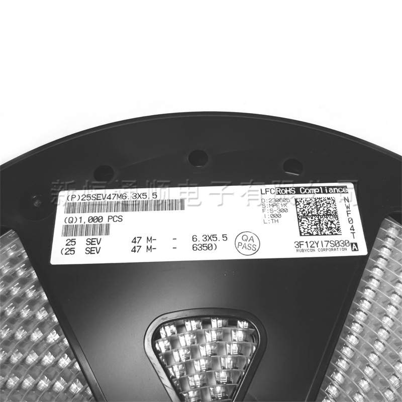SMD贴片电解电容器 25V47UF SEV 6.3X5.5 原装红宝石Rubycon 85度