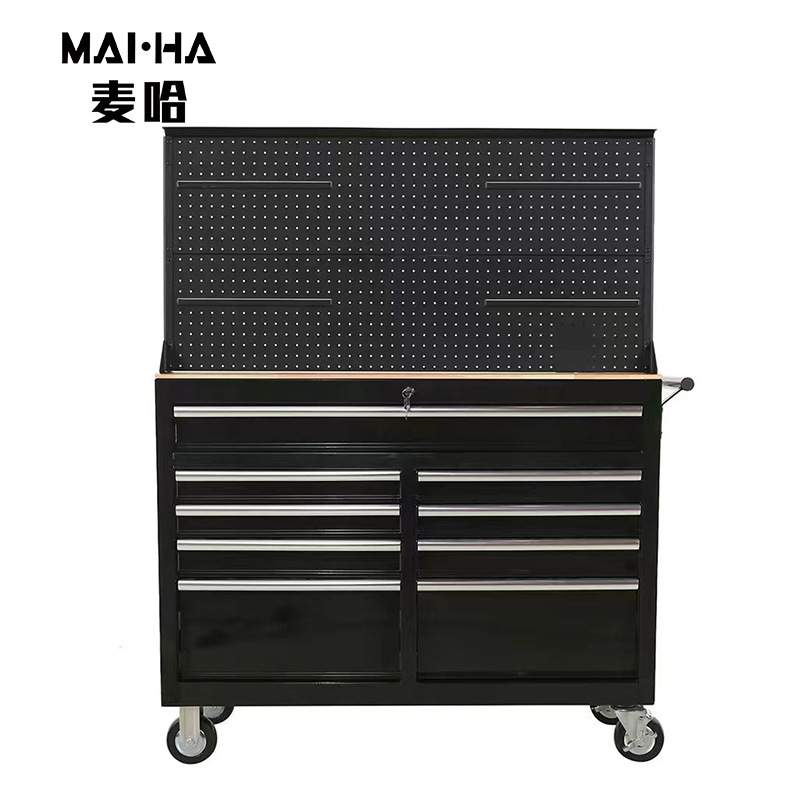麦哈新款重型工具车工具箱车间工具柜汽修移动维修多功能手推车