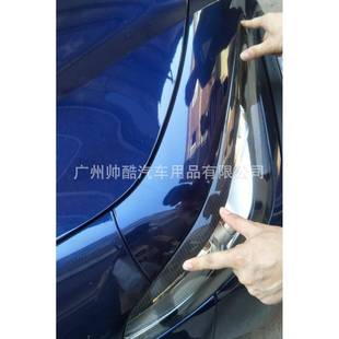 18年 饰件灯贴16 适用阿尔法罗密欧Giulia碳纤维灯眉改装 大灯装