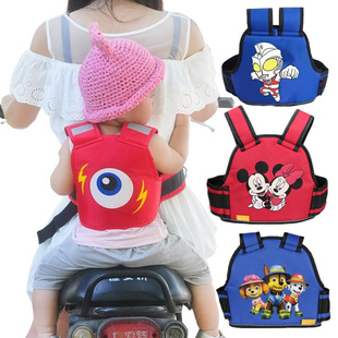 摩托车儿童安全带 出行带防摔带可调绑带 宝宝瞌睡骑电动单车背带