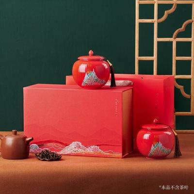 红茶包装盒空礼盒铁观音茶叶包装礼盒空盒金骏眉装陶瓷罐包装礼盒
