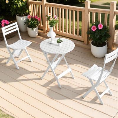 折叠可携式户外露营桌阳台小茶桌室外圆桌庭院咖啡店桌椅组合2025