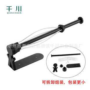 不锈钢纸巾架带阻尼器卷纸架墙面置物架免打孔浴室厨房用纸架