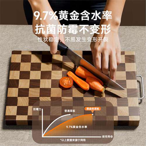 棋盘格菜板抗菌防霉家用切