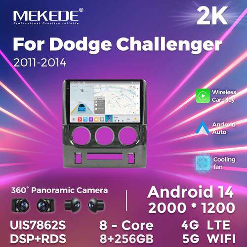 适用于DodgeChallenger2011-2014道奇挑战者大屏安卓车载导航仪
