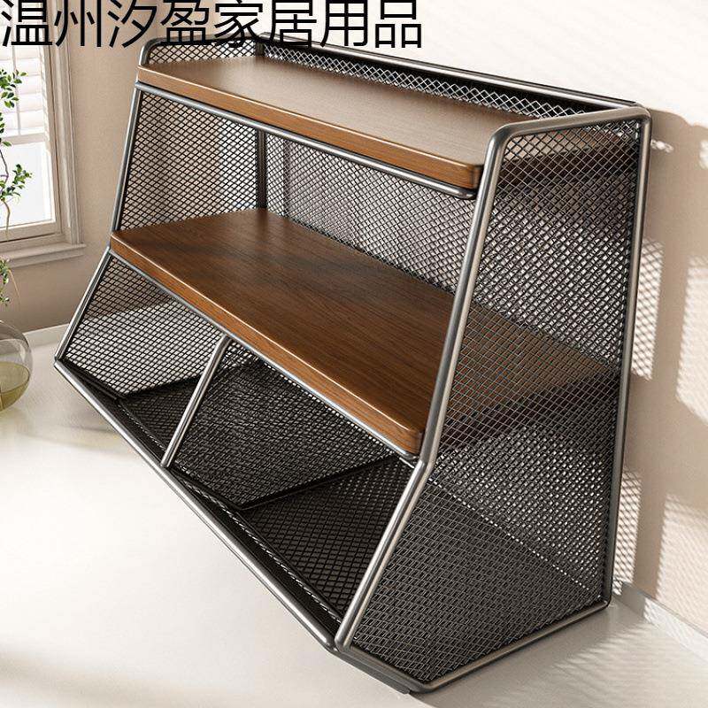 桌面置物架厨房台面多功能分层整理餐桌零食茶几水杯架茶包收纳盒