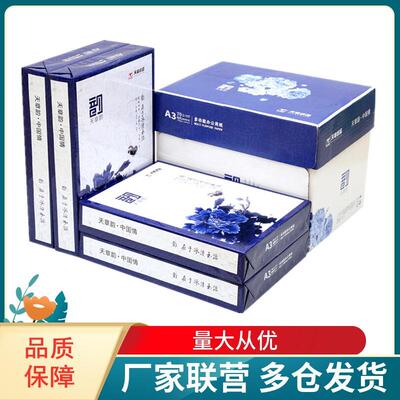 天章(TANGO)天章韵70g80gA4A3复印纸打印纸500张/包5包/箱