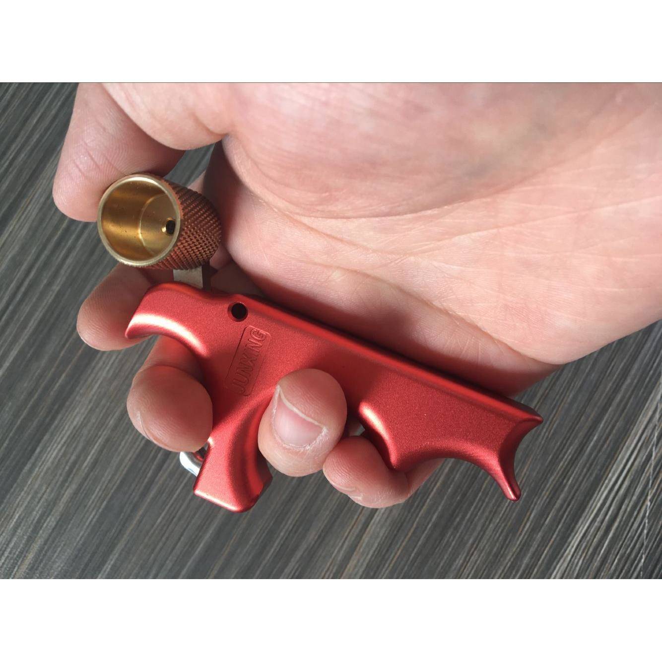 射箭器材握式撒放器不锈钢材质红色蓝色