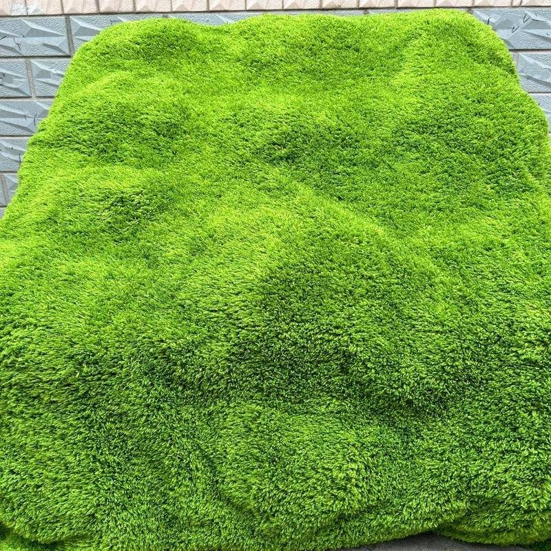 不掉毛不掉色仿真苔藓青苔草坪景观园林装饰室内室外纤维品植物墙