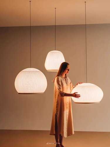 西班牙Vibia Knit吊灯设计师款现代简约餐厅灯J简约书房卧室吊灯