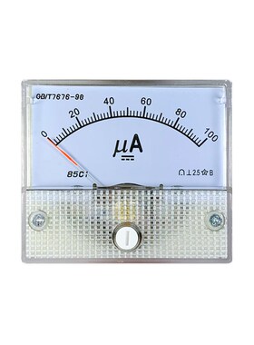 85C1型微安电流表50uA指针式电流表 100uA微安表头 200uA 300uA