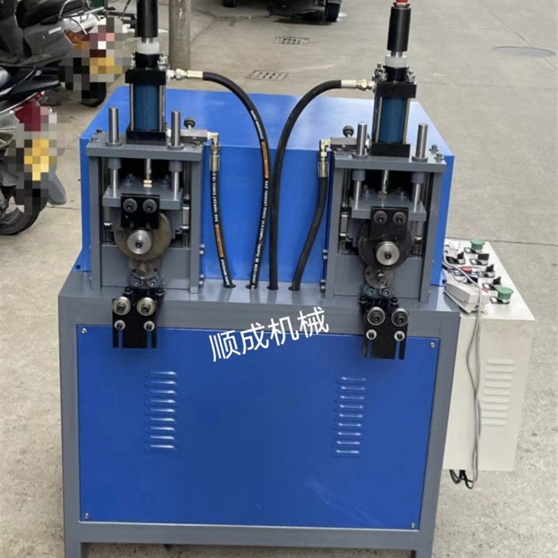 圆管滚螺纹机压筋机不锈钢滚牙机压螺纹对穿拖把伸缩杆滚丝缩口机