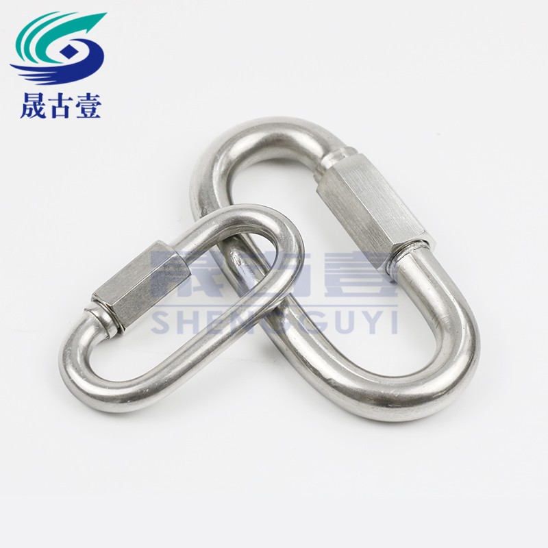 正宗316不锈钢快速接环连y接环跑道扣攀岩登山扣链条扣链接扣