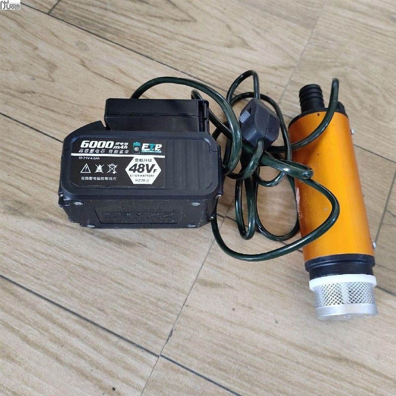 锂电池抽油泵12V24V电动抽水泵浇菜神器柴油油抽子加油枪自吸泵