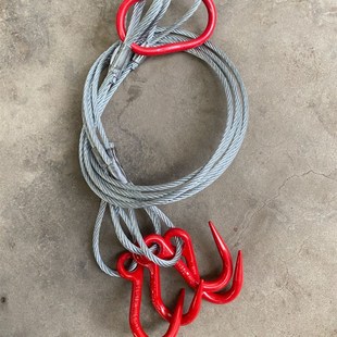 钢丝绳吊具镀锌/油性压制双腿四腿起重吊钩挂钩吊车塔吊吊装索具