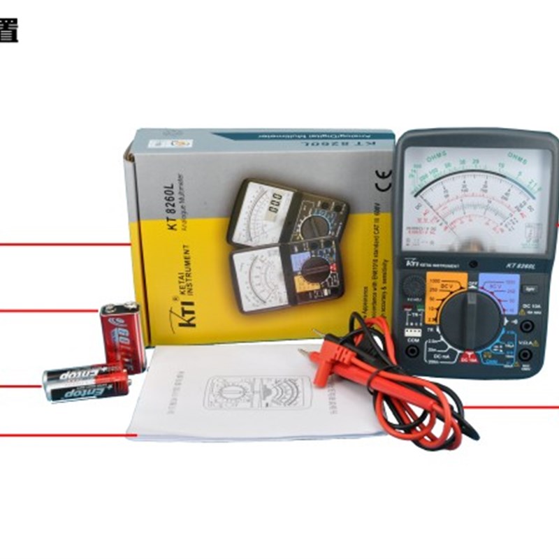 科泰KT8260L 高精度指针式万用表KT7260的升级带背光