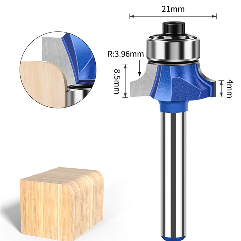 级圆角刀倒R角刀木工铣刀电木开槽刀具修边机刀头雕刻机锣刀