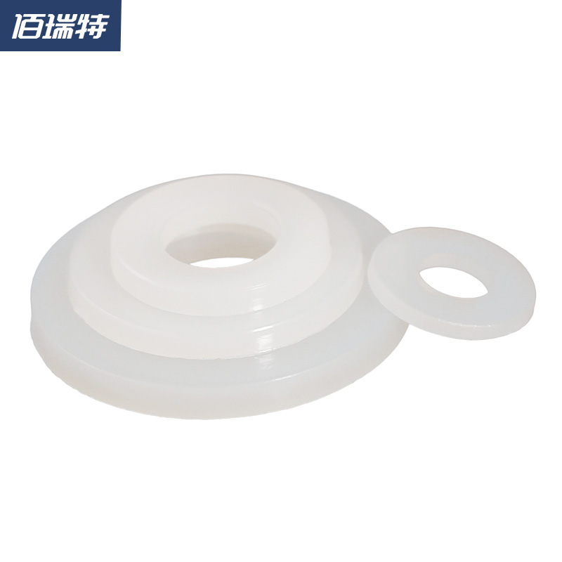 尼龙垫片螺丝圆形绝缘平垫塑料/橡胶垫圈M2M2.5M4M5M6M8M10M12-24