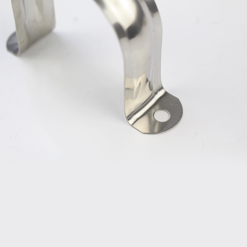 不锈钢半边c码PVC管码喉箍管夹骑马卡固定卡扣马鞍欧姆卡U型线管