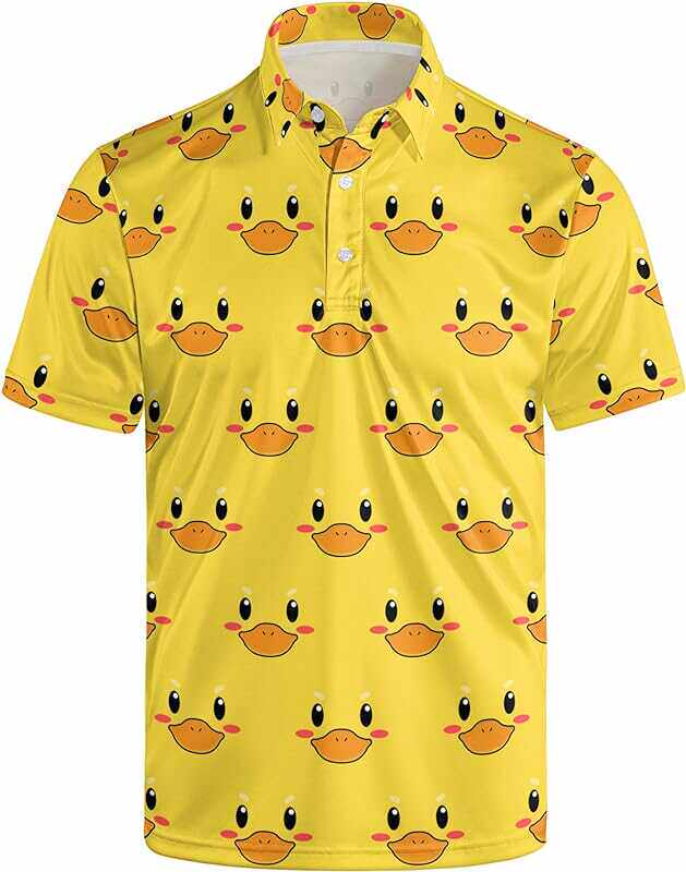 趣味夏威夷男短袖T恤polo