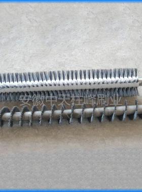 环绕丝辊型PNZ缠绕钢丝辊尼龙钢丝缠绕异清辊洁毛刷辊