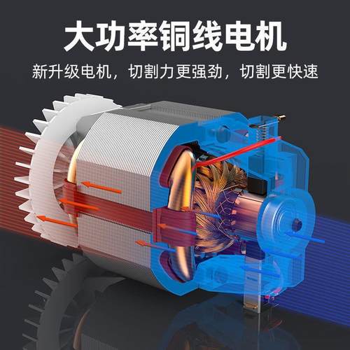 德国芝浦材钢材切割机大功率型工业级型QVU材切管机便携式材木切