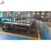 双工位钢筋弯曲机 电动大平板齿条折弯机 双人对角弯钩箍筋机