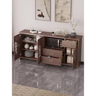 新式 941实木餐边中一柜现代简约水柜酒茶柜体靠墙家用厨房储物柜