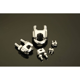 不锈钢304/316材质DIN741卡头 钢丝绳卡头 夹头 扎养猪场配件