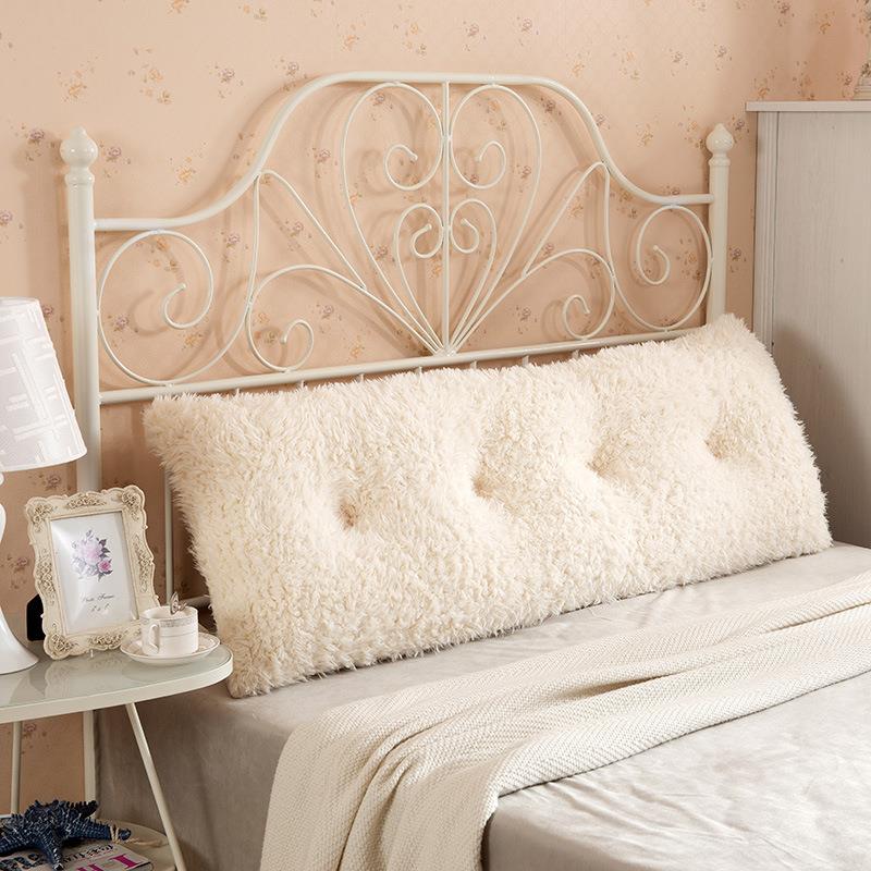 5Z超V7柔山绒床头纯棉长方形大靠枕羊公主双人床靠床背靠F75TSS5T