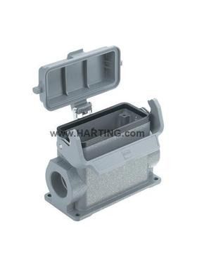 HART9IN469连接器0300160255G高底座HAN-16B-ASG1-LB-K-21带盖