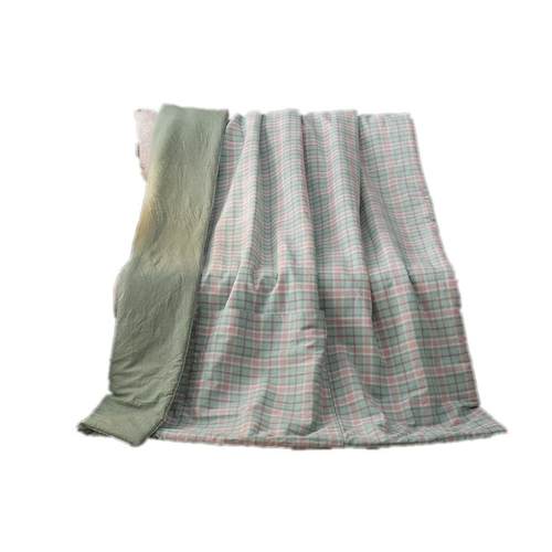 V纯45O双面棉两用靠袋抱枕被子可机洗枕F7685M5S被办公口室汽车午