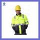 BEVUnclA安大叔反光服高n示防寒夹克eB298荧光警黄