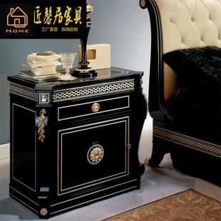 新古DSG 黑1. 8756典色.8米双人床灰色布艺5床尾凳卧1房双人凳欧式