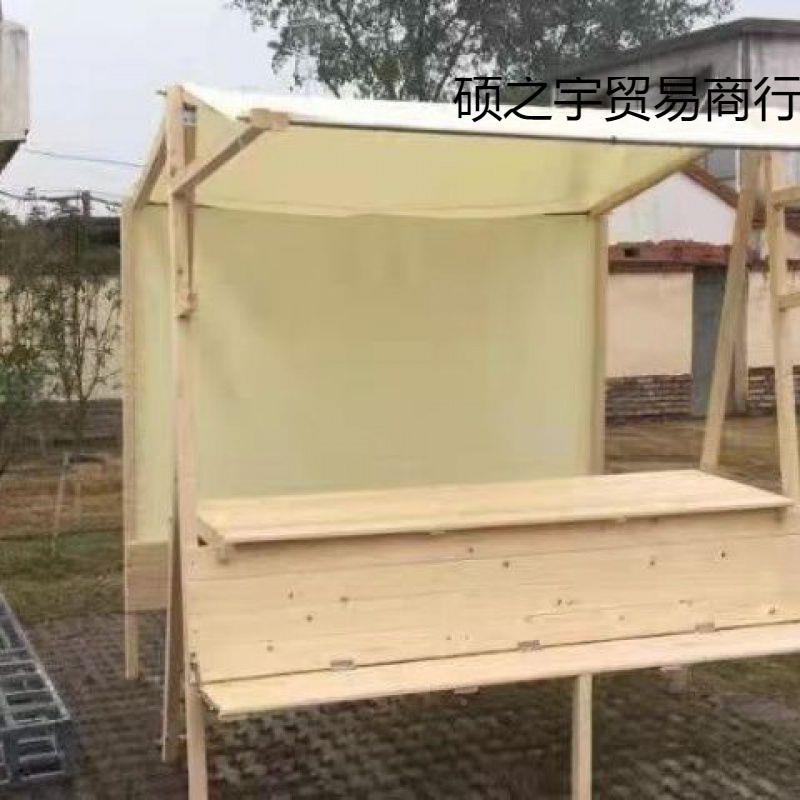 移动折叠摊位外展示架实442木户促销车花夜可市集市折叠摆摊架子