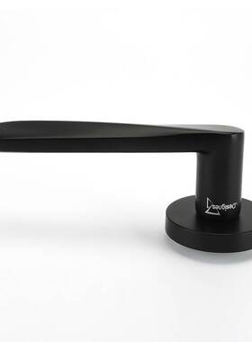 LT52-L451简约执手门锁 室内房门锁卧室黑色分体锁执手锁