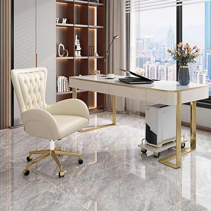 轻奢皮艺椅子舒服久坐电脑椅子久坐不累舒适办公椅电脑椅家用可躺