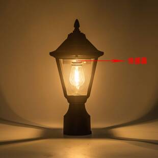 源太阳能壁灯户庭S-003-Z院花园别外墅围防墙过道门前货水壁灯