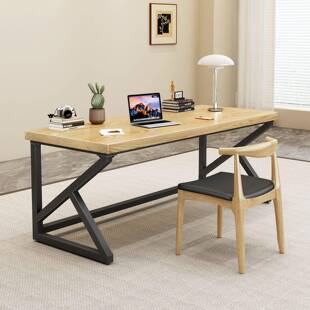 实木电脑桌DN0029台书桌学生家用简约办公桌生学习原木桌色写学字