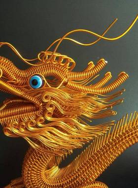 家龙模型饰NXU铝线工艺品摆居设装品