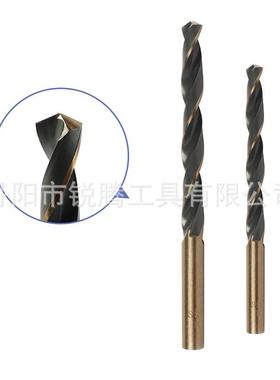 轧色制麻黑黄双花钻速钢钻头钢板铁板金属不高锈钢用直柄麻99185